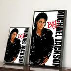 Michael Jackson Cartoon Pop Singer Wall Art, HD Canvas Print Poster