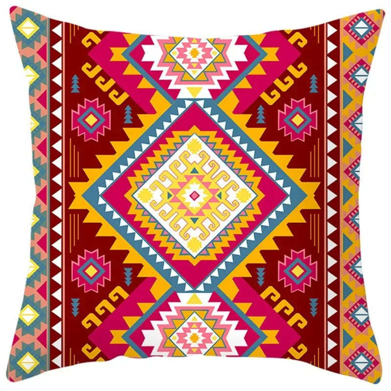 Bohemian ethnic style pillowcase living room sofa pillowcase