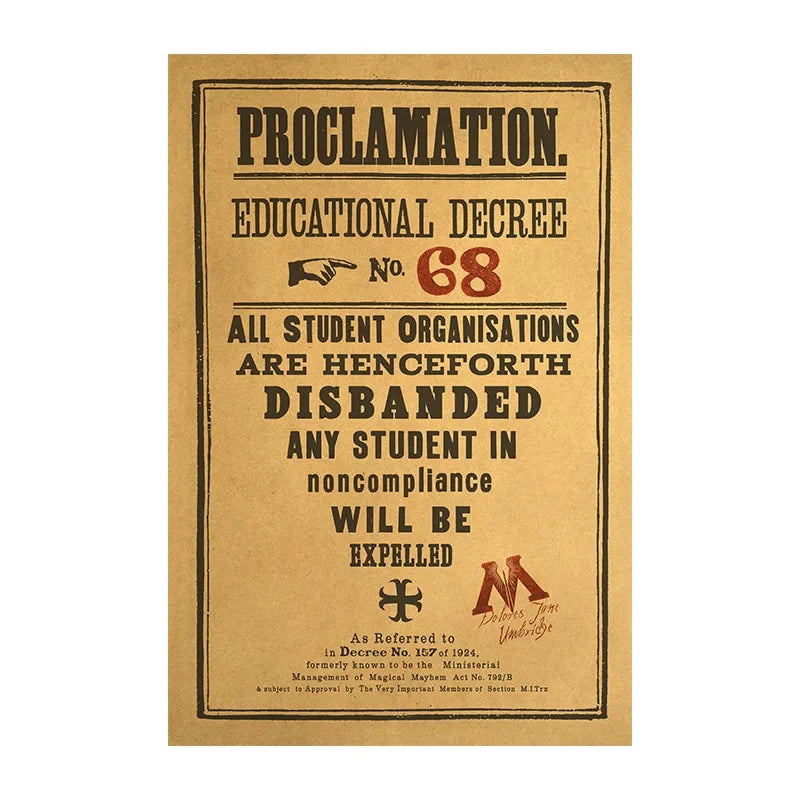 Magic School Movie Peripheral Posters
