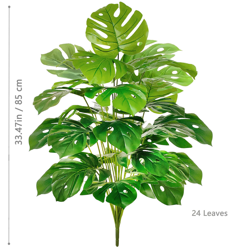 Artificial Monstera Plant Fake Palm Tree