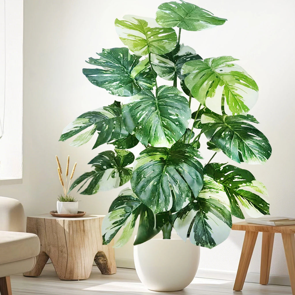 Artificial Monstera Plant Fake Palm Tree