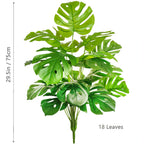 Artificial Monstera Plant Fake Palm Tree