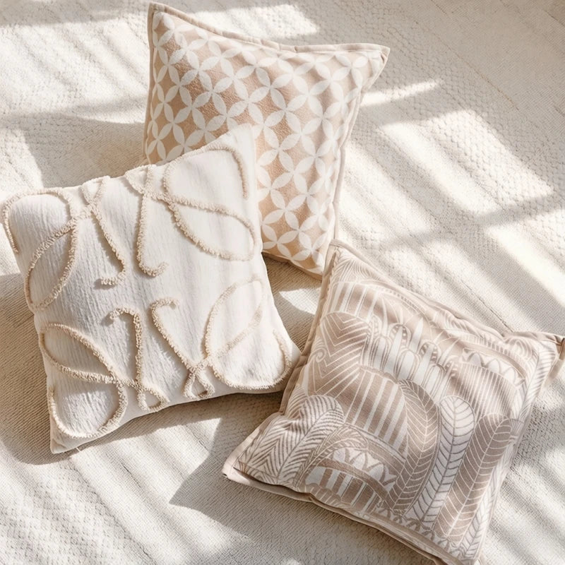 Textured Woven 45x45 Decorative Pillowcase