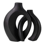 Nordic Modern Hollow Flower Vase Set of 2