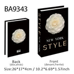 Fashion Luxury Fake Book Storage Box Perfume Decorative Books