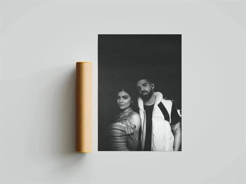 Black and White Drake Concert Cover Poster