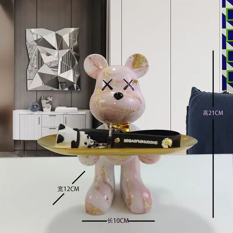 21cm Graffiti Bear Ornament Figurine