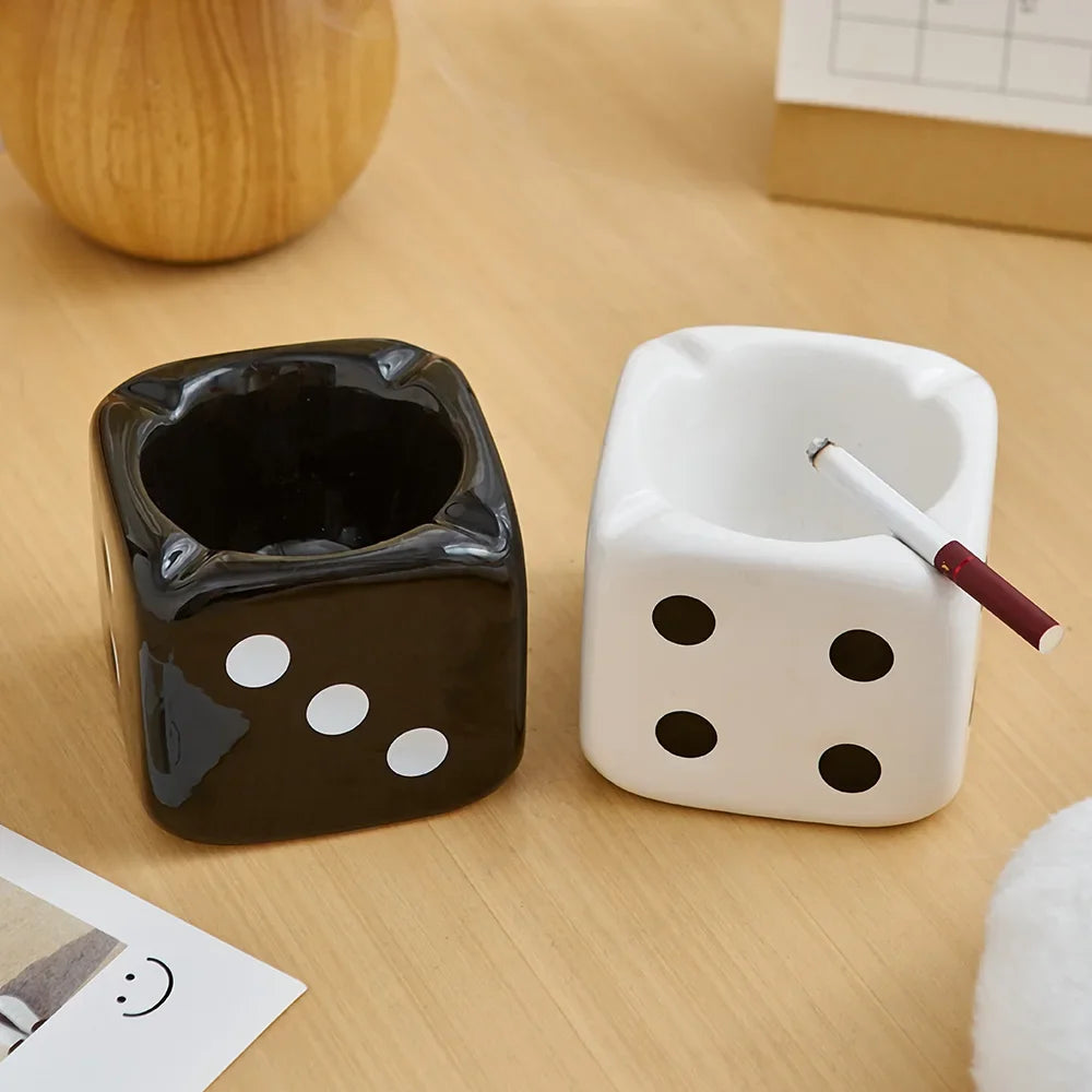 Dice Ashtray Modern Home Living Room Decoration