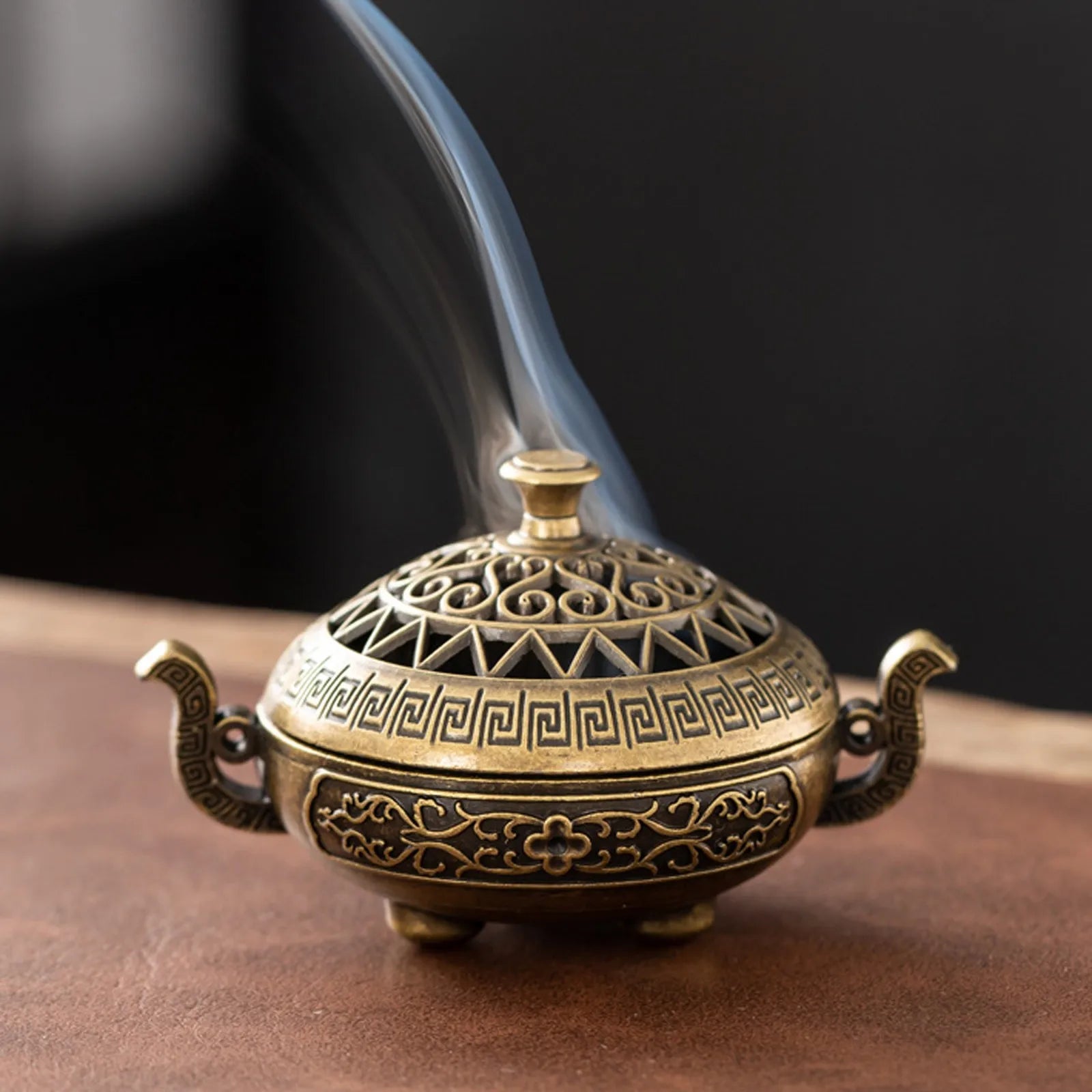 Vintage Alloy Incense Burner Stick Holder