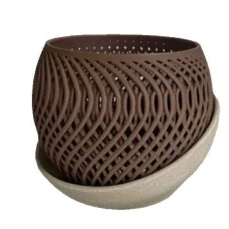 Flower pot 3D printing orchid flower pot modern minimalist art