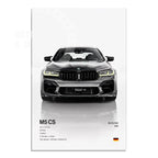 Minimalist Hyper Car Poster - E60 M5 CS M3 G800 911 GT3RSports Car Supercar Canvas