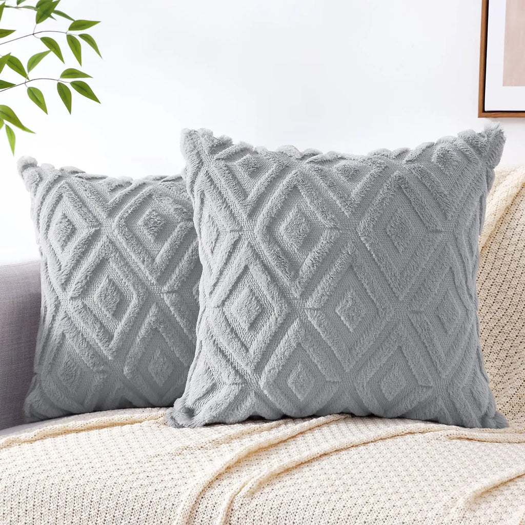 HAPIHAPPY Throw Pillow Covers Set of 2
