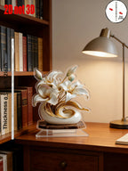 Elegant Flower Curve Design Acrylic Desktop Decoration