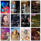 Rapper Album Cover Retro Poster Music Canvas Wall Art Print