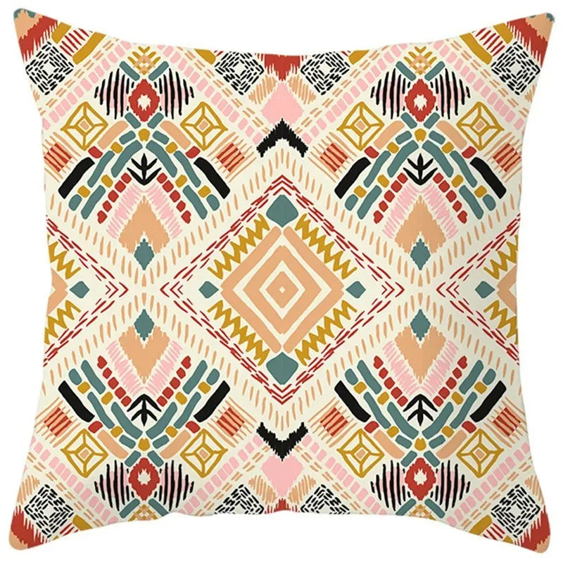 Bohemian ethnic style pillowcase living room sofa pillowcase