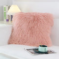 Genuine Mongolian Lamb Fur Cushion Cover