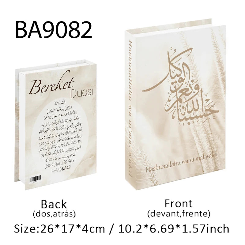 Islamic Mosque Luxury Fake Book Storage Box