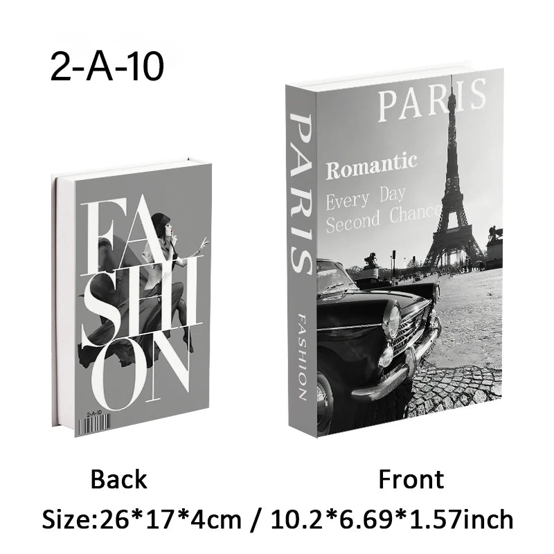 Luxury Perfume Fake Book Storage Box