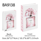 Fashion Luxury Fake Book Storage Box Perfume Decorative Books