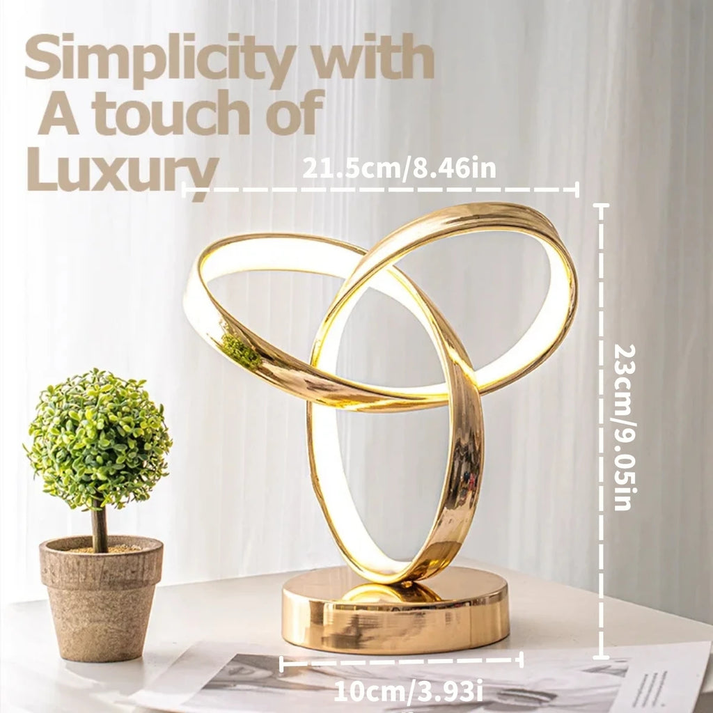 USB Creative Modern Art Desk Lamp Tri color Lighting