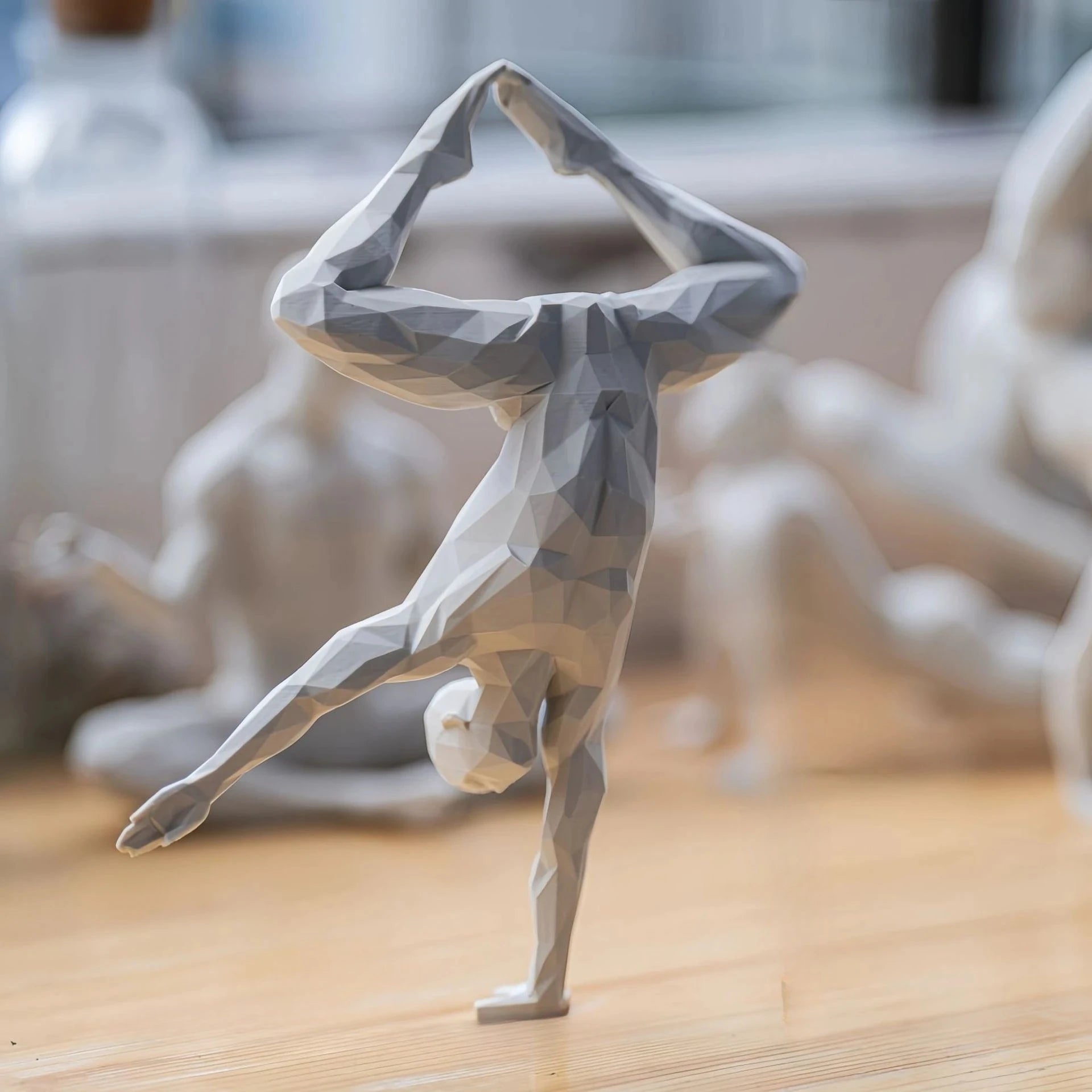 Yoga Man Figurine - Minimalist Home Decor Statue