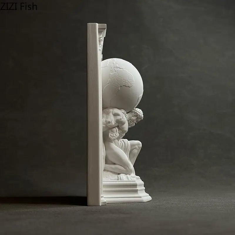 Hercules Mythical Figures Plaster Statue Desk Decoration