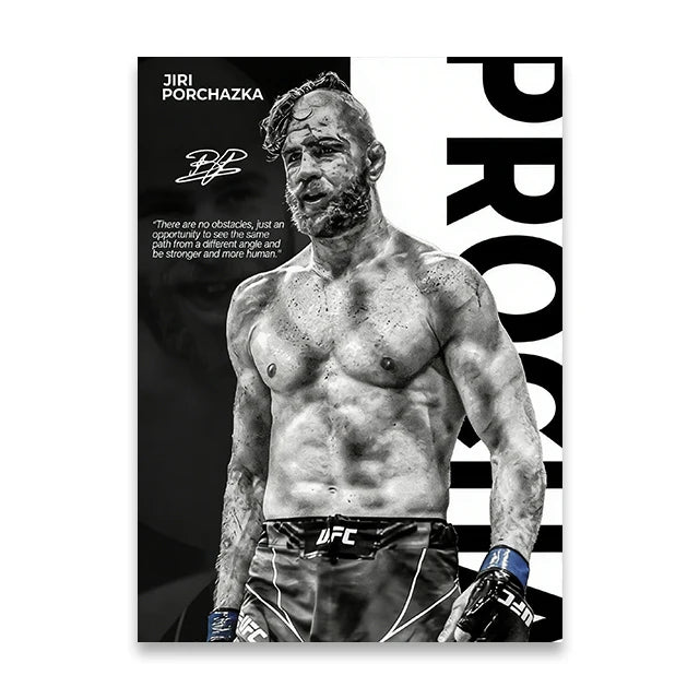 Boxing Star Canvas Wall Art Print Poster MMA Decorative Painting