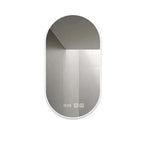 Oval Smart Mirror Defogging Bathroom Mirror with Light Led