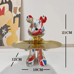 21cm Graffiti Bear Ornament Figurine