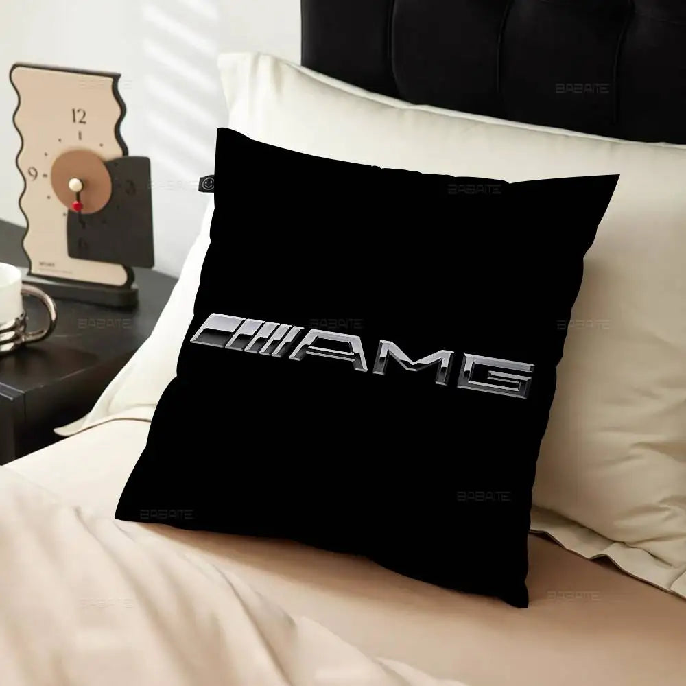 M-Mercedes-Ben-zs Logo Pillow Cover