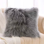 Genuine Mongolian Lamb Fur Cushion Cover