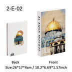 Islamic Mosque Luxury Fake Book Storage Box