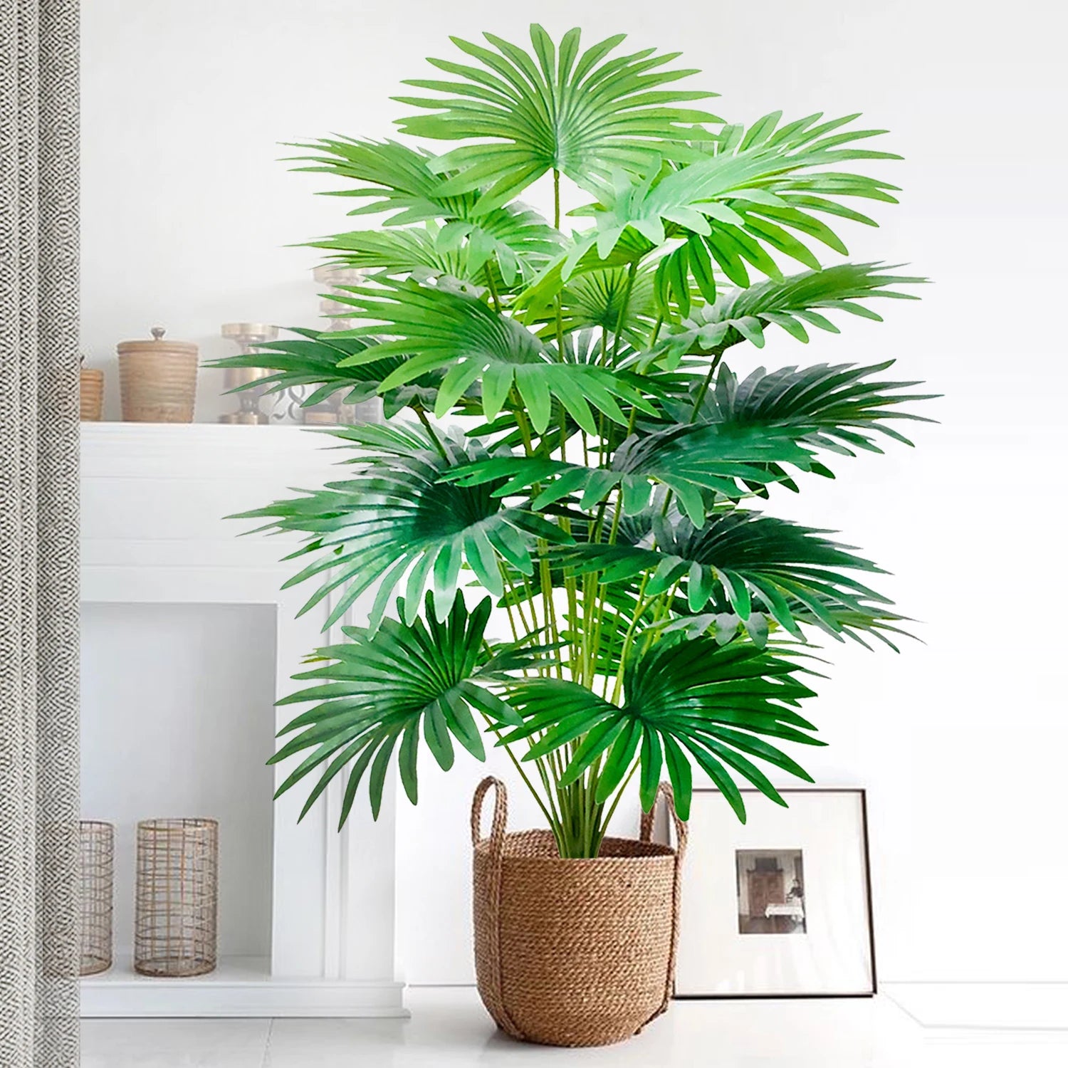 Large Artificial Palm Tree Tropical Fake Plant