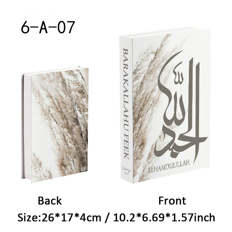 Islamic Mosque Luxury Fake Book Storage Box