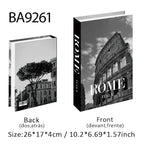 Black Cat Monet Bauhaus Luxe Decorative Books Fake Book Storage