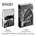 Fashion Paris Milan Luxe Fake book Decorative Books Storage Box