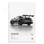Minimalist Hyper Car Poster - E60 M5 CS M3 G800 911 GT3RSports Car Supercar Canvas