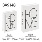 Fashion Luxury Fake Book Storage Box Perfume Decorative Books