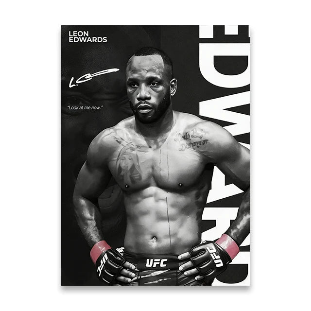Boxing Star Canvas Wall Art Print Poster MMA Decorative Painting