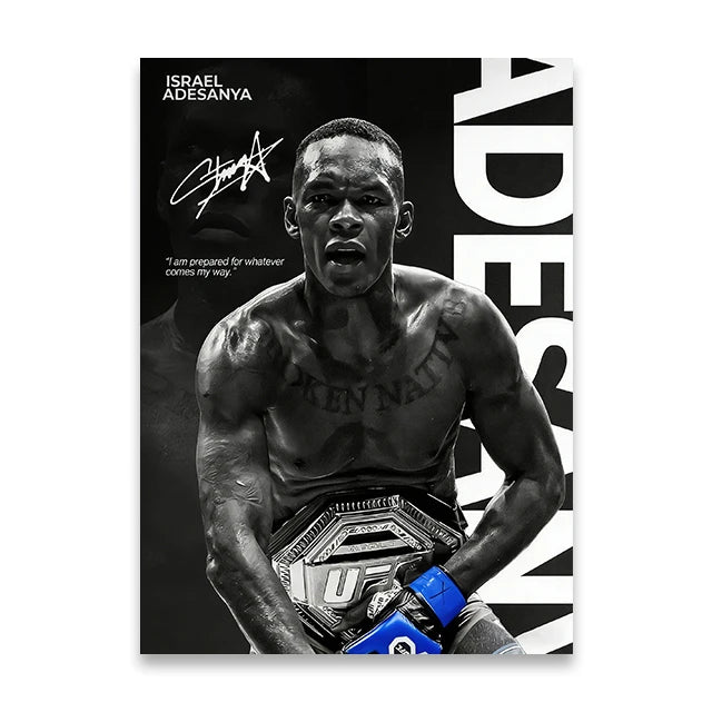 Boxing Star Canvas Wall Art Print Poster MMA Decorative Painting