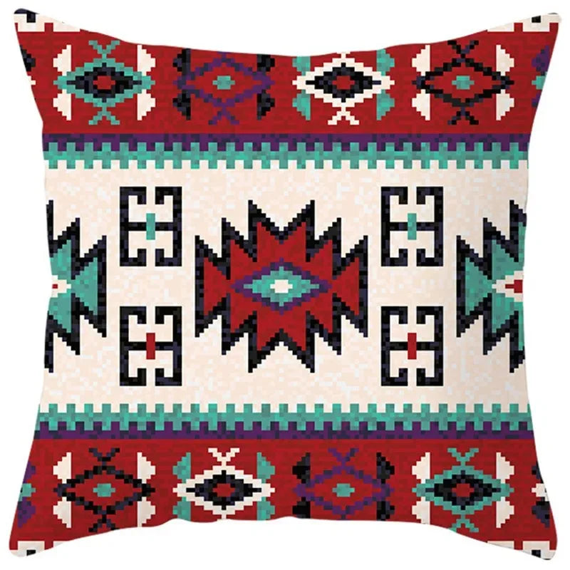 Bohemian ethnic style pillowcase living room sofa pillowcase