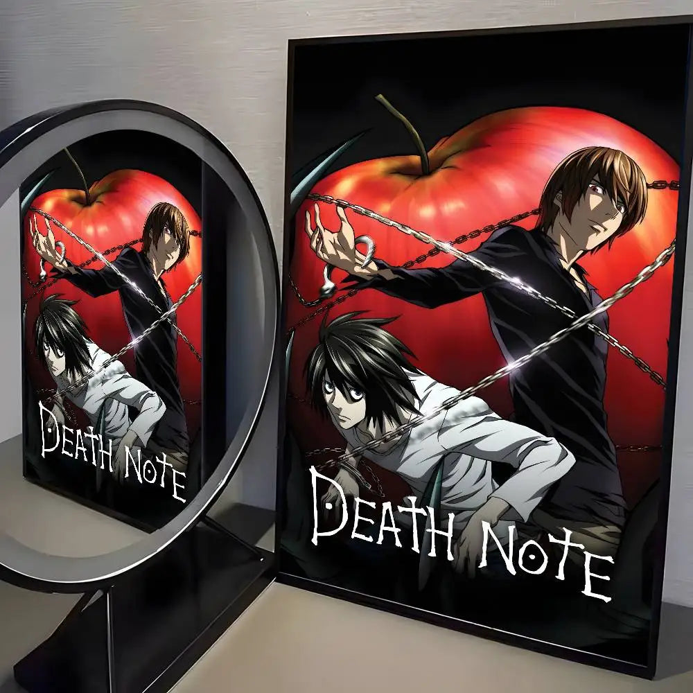 1pc Anime Death Note Classic Vintage poster art HD canvas