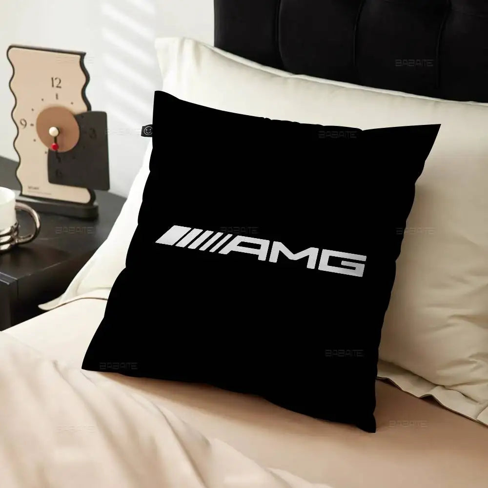 M-Mercedes-Ben-zs Logo Pillow Cover