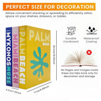 Open Luxury Fake Book Storage Box