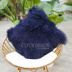 Genuine Mongolian Lamb Fur Cushion Cover