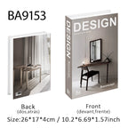Fashion Luxury Fake Book Storage Box Perfume Decorative Books