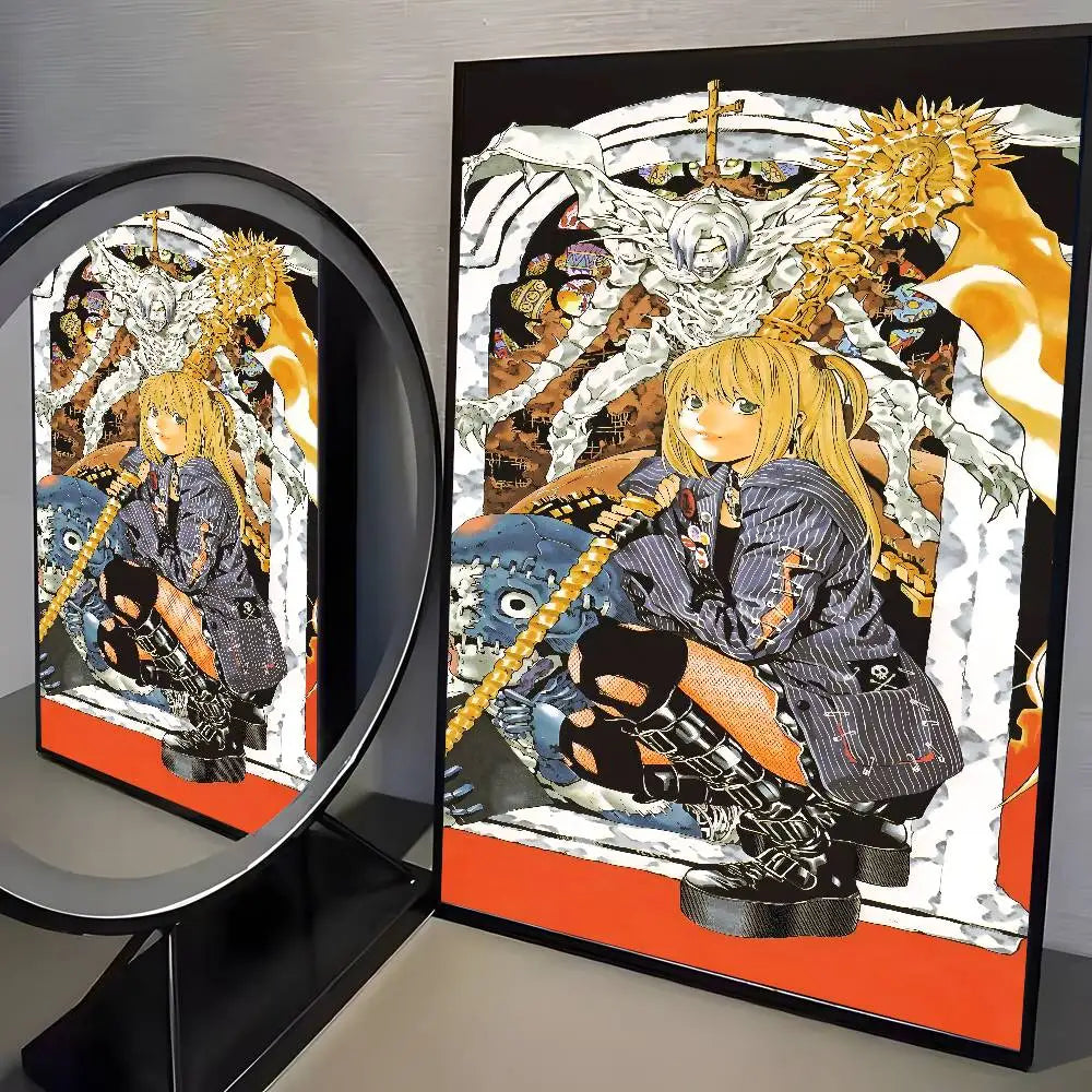 1pc Anime Death Note Classic Vintage poster art HD canvas